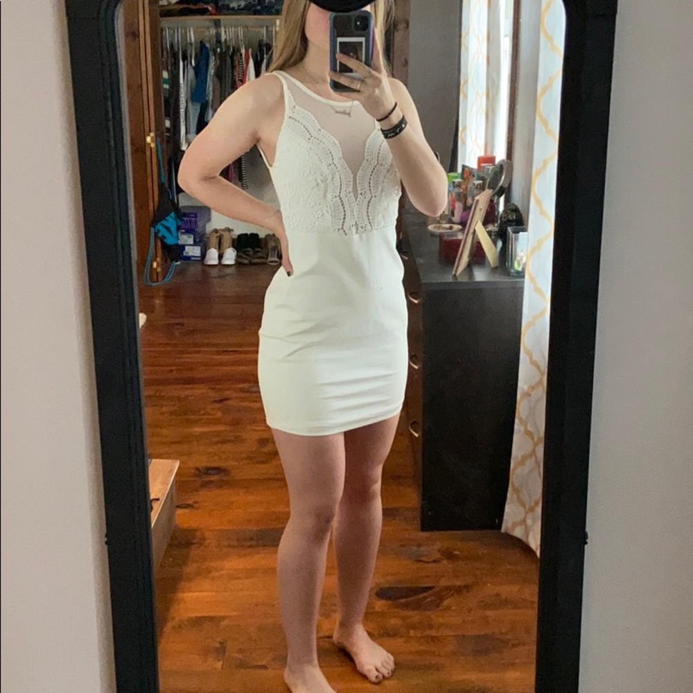 White dress from Promgirl